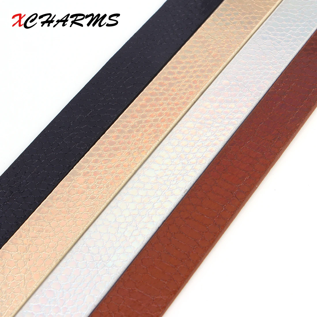 XCHARMS 20MM Flat PU Leather Cord Snake skin Pattern Rope Jewelry Findings Accessories Fashion Jewelry Making Bracelet Materials
XCHARMS 20MM Flat PU Leather Cord Snake skin Pattern Rope Jewelry Findings Accessories Fashion Jewelry Making Bracelet Materials