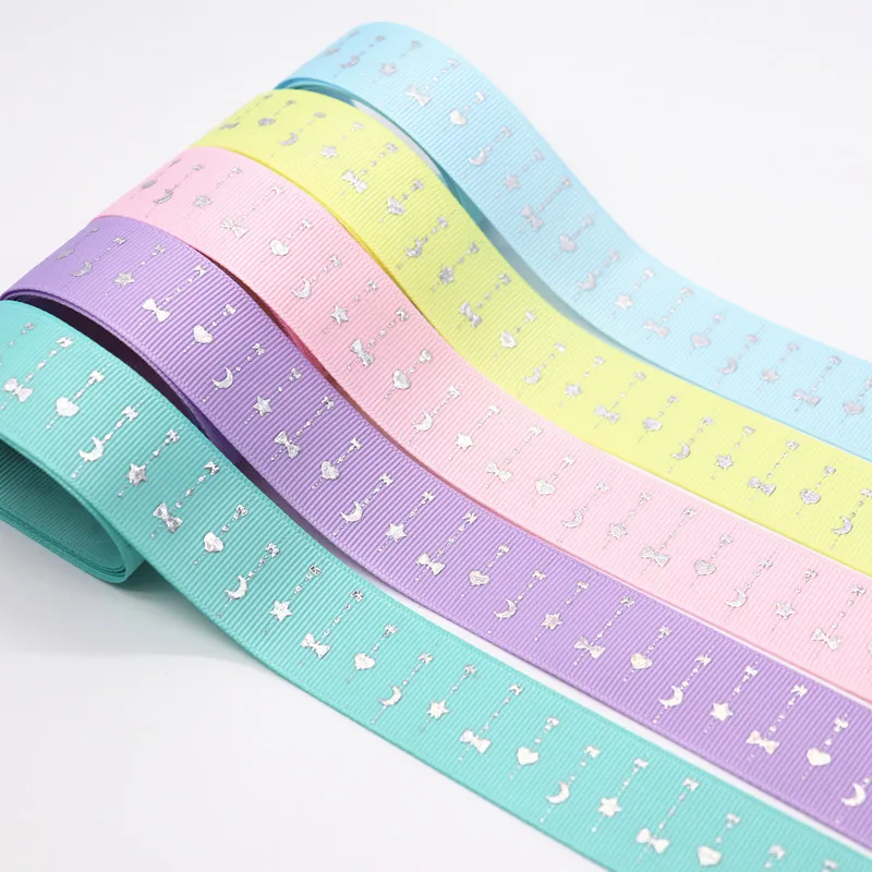 10 Yards Grosgrain Ribbon Glitter Silver Foil Printed Ribbon 1" 25MM For Hair Bows DIY Crafts Handmade Accessories M19061702
10 Yards Grosgrain Ribbon Glitter Silver Foil Printed Ribbon 1" 25MM For Hair Bows DIY Crafts Handmade Accessories M19061702