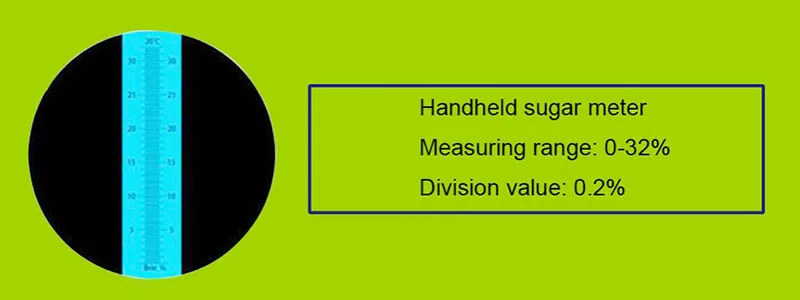 1 Set Bee Rearing For Hand Held Refractometer Beekeeping Tools Honey Detection Measuring Range 0-32% Sugar Prism Refractometer
