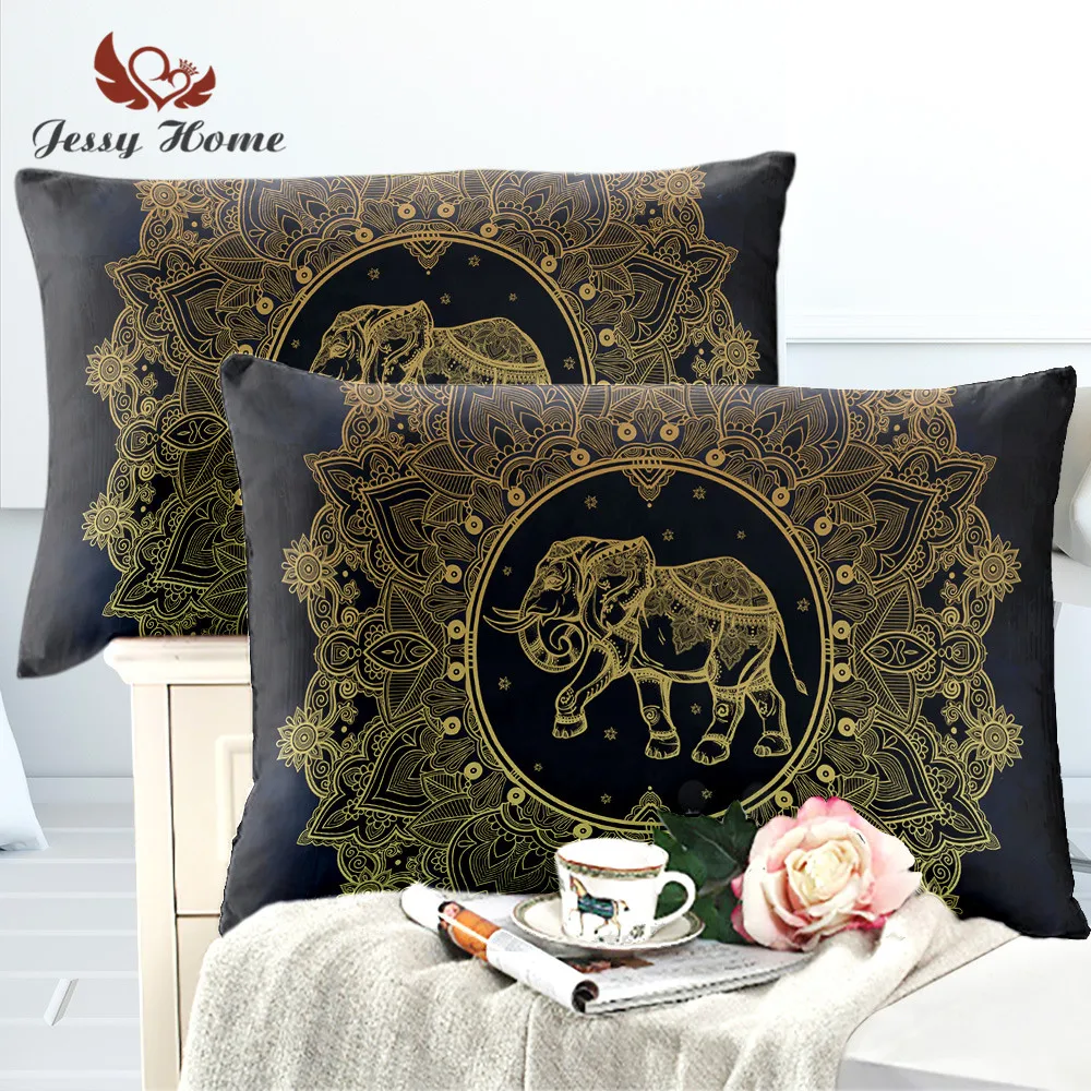 Elephant Pillow Case 2pcs 50x75 Star Pillow Sham 50x90 Indian Cushion Cover 45x45 Black/Color/Gold Home Cafe m1725
Elephant Pillow Case 2pcs 50x75 Star Pillow Sham 50x90 Indian Cushion Cover 45x45 Black/Color/Gold Home Cafe m1725
