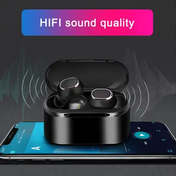 HiFi Sound In-ear Wireless Sports TWS Bluetooth Earphones with Mic Earpiece (with Charging Box)
HiFi Sound In-ear Wireless Sports TWS Bluetooth Earphones with Mic Earpiece (with Charging Box)