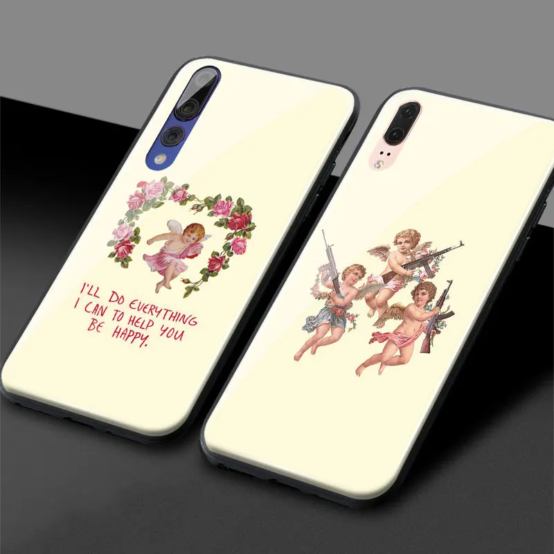 Vintage cute Angels Soft Silicone Tempered Glass Phone Case For Huawei Honor 8x V9 10 Mate 10 20 P20 P30 lite Pro Nova 3i
Vintage cute Angels Soft Silicone Tempered Glass Phone Case For Huawei Honor 8x V9 10 Mate 10 20 P20 P30 lite Pro Nova 3i