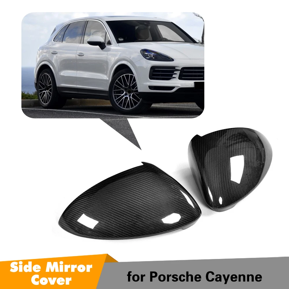 Carbon Fiber Car Rear Side Mirror Covers Trim Fender for Porsche Cayenne 2018 Add on Style
Carbon Fiber Car Rear Side Mirror Covers Trim Fender for Porsche Cayenne 2018 Add on Style