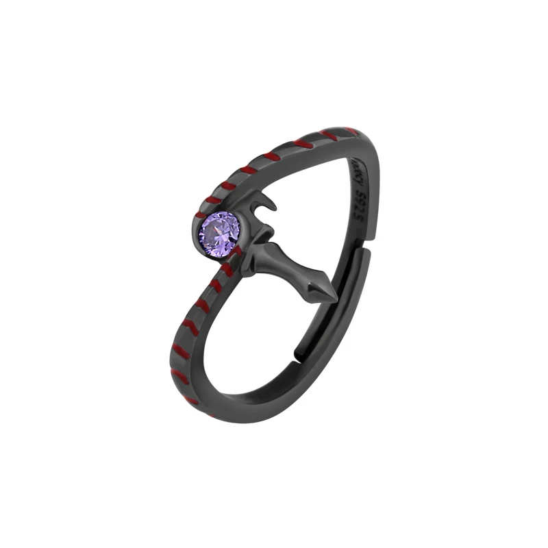 S925 Silver Tokyo Ghoul Kaneki Ken Rc Type Black Ring Cosplay Prop Daily Cos Gift Adjustable 52.1mm~57.1mm
S925 Silver Tokyo Ghoul Kaneki Ken Rc Type Black Ring Cosplay Prop Daily Cos Gift Adjustable 52.1mm~57.1mm
