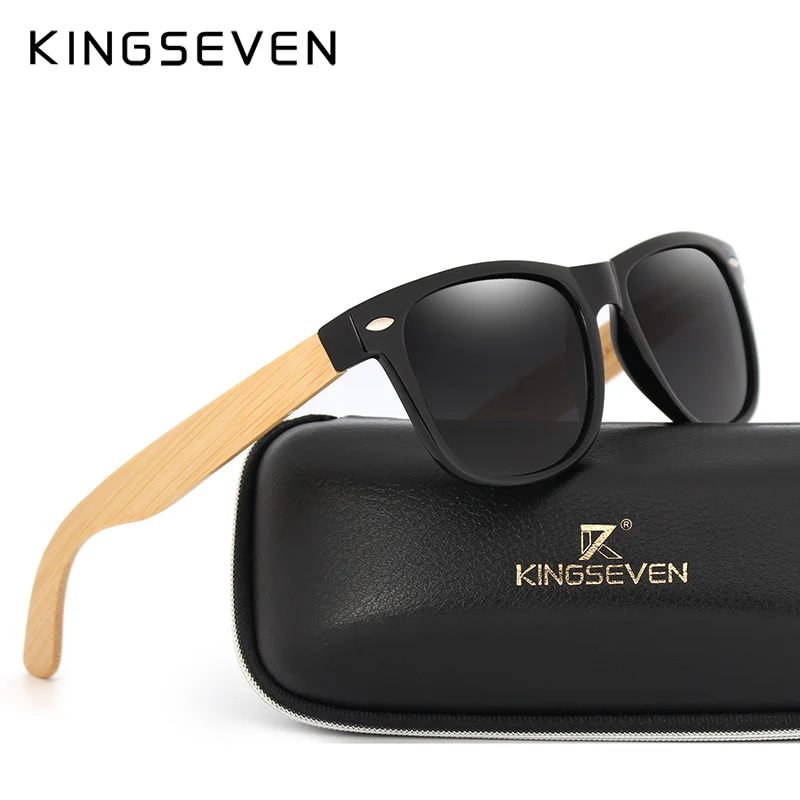 KINGSEVEN New Fashion Bamboo Men Sunglasses Retro Vintage Women Wood Sun Glasses UV400 Eyewear Gafas De Sol Handmade
KINGSEVEN New Fashion Bamboo Men Sunglasses Retro Vintage Women Wood Sun Glasses UV400 Eyewear Gafas De Sol Handmade