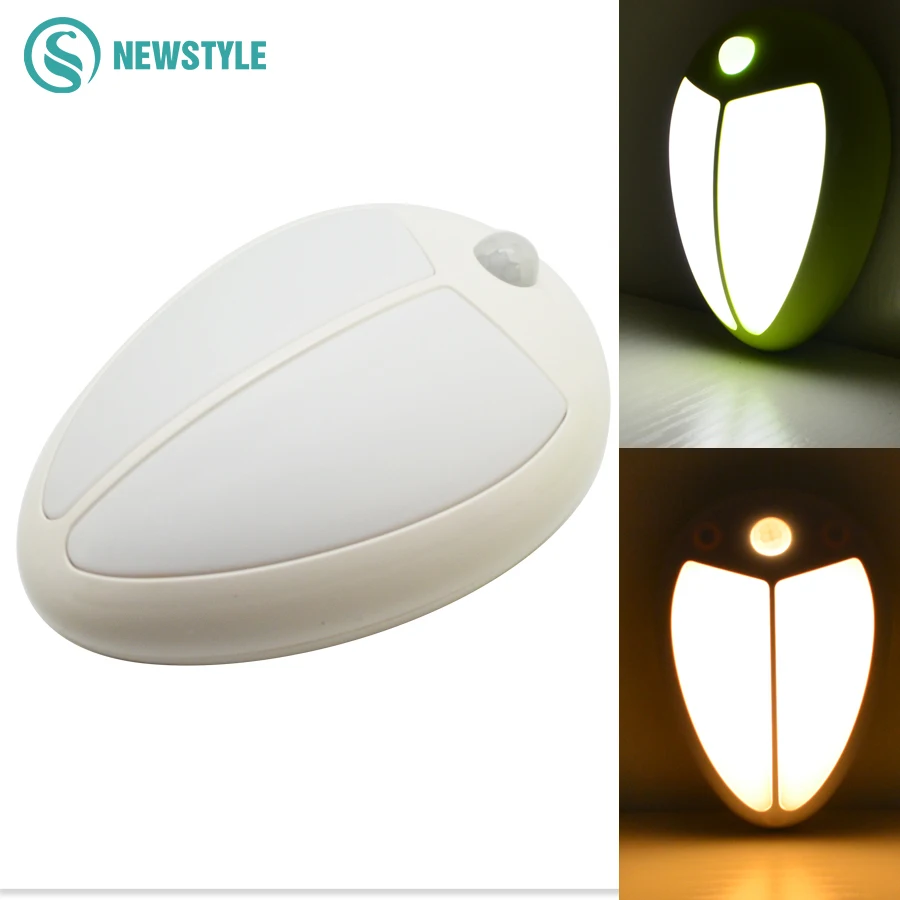 Mini IR Sensor Night Light LED Wall Lamp Human body Induction for Bedroom Bedside Indoor Lighting | Лампы и освещение