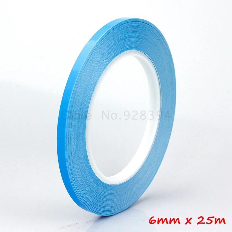 6mm x 25m/Roll Insulating Heat Dissipation Transfer Tape Double Side Heat Thermal Conductive Adhesive Tape
6mm x 25m/Roll Insulating Heat Dissipation Transfer Tape Double Side Heat Thermal Conductive Adhesive Tape