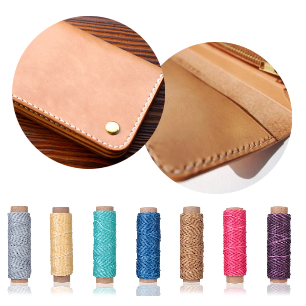 2019NWE 30m/roll Waxed Thread Cotton Cord String Strap Hand Stitching Thread for Leather Handicraft Tool Material Accessories
2019NWE 30m/roll Waxed Thread Cotton Cord String Strap Hand Stitching Thread for Leather Handicraft Tool Material Accessories