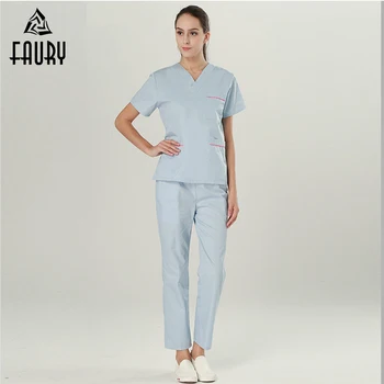Nurse Doctor Women Uniform Medical Suit Scrub Sets Lab Coat Clothes Scrubs Dental Clinic Hospital Short Sleeve V-neck Overalls
Nurse Doctor Women Uniform Medical Suit Scrub Sets Lab Coat Clothes Scrubs Dental Clinic Hospital Short Sleeve V-neck Overalls