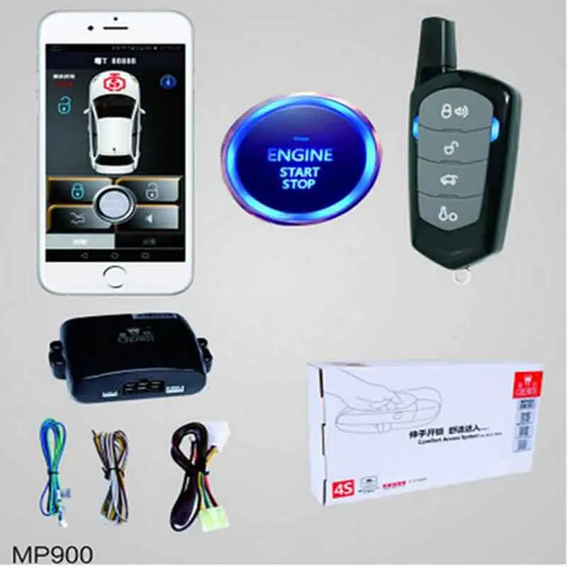 Universal Remote Start Car Alarm System Central Locking/unlcok Keyless Entry Start Stop Button Automatic Trunk Opening
Universal Remote Start Car Alarm System Central Locking/unlcok Keyless Entry Start Stop Button Automatic Trunk Opening