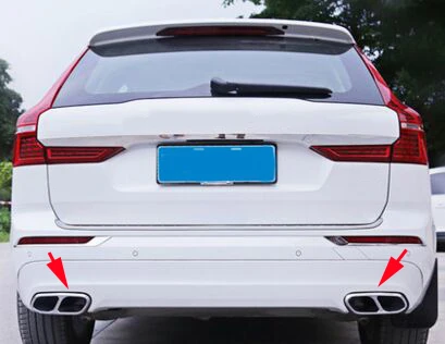 For Volvo XC60 xc 60 2018 Car Tail End Pipe Exhaust Muffler Tip Cover Trim Car Styling Decoration Stainless steel
For Volvo XC60 xc 60 2018 Car Tail End Pipe Exhaust Muffler Tip Cover Trim Car Styling Decoration Stainless steel