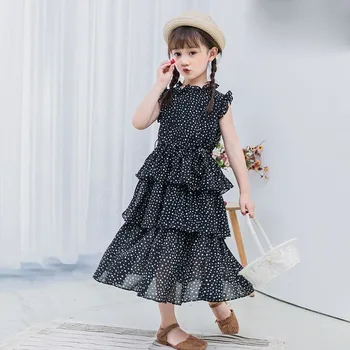 Layered Casual Dress For Girls Kids Maxi Long Teenage Girls Summer Dress 2019 Chiffon Black Toddler Sundress Children Clothing
Layered Casual Dress For Girls Kids Maxi Long Teenage Girls Summer Dress 2019 Chiffon Black Toddler Sundress Children Clothing