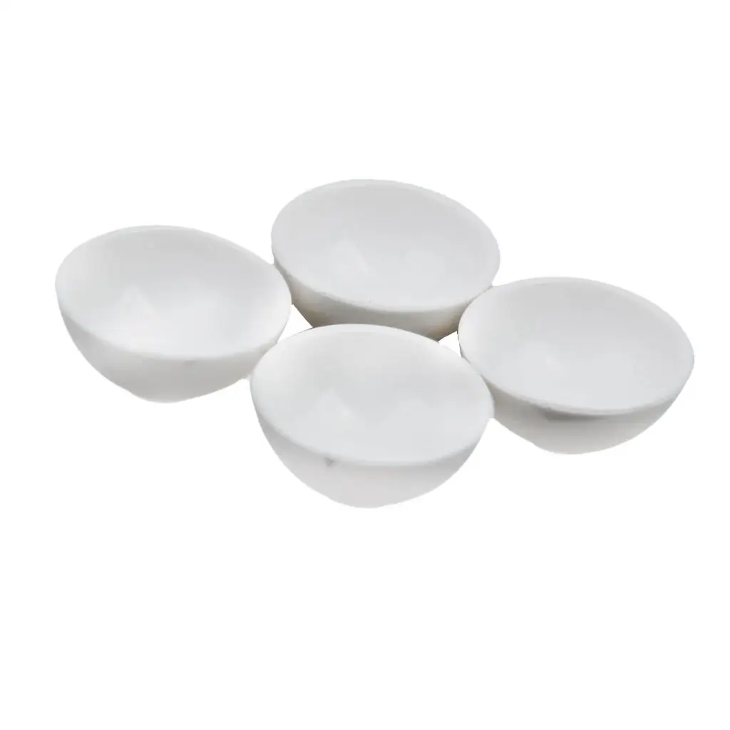 4pcs/Set White Round Bowl Dishes 1/12 Dolls House Miniature Kitchen Tableware Kit 4pcs/Set White Round Bowl Dishes 1/12 Dolls House Miniature Kitchen Tableware Kit