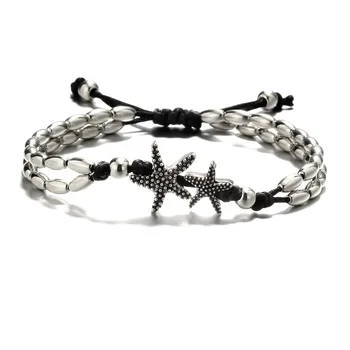 10 pieces/lot Anklets For Women Starfish Anklet Bracelet Double Chain Barefoot Sandals Beach Leg Ankle Jewelry Round Rune Charm
10 pieces/lot Anklets For Women Starfish Anklet Bracelet Double Chain Barefoot Sandals Beach Leg Ankle Jewelry Round Rune Charm