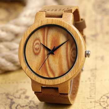 Popular Fashion Original Nature Wood Watches Men Women Genuine Leather Quartz Watch Bamboo Hand-made Clock Gift Online Sale 
Popular Fashion Original Nature Wood Watches Men Women Genuine Leather Quartz Watch Bamboo Hand-made Clock Gift Online Sale
