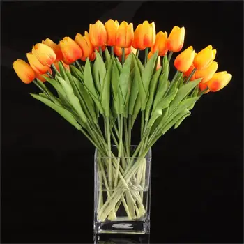 PHFU Wholesale 20pcs Tulip Flower Latex For Wedding Flower KC454 - Golden yellow
PHFU Wholesale 20pcs Tulip Flower Latex For Wedding Flower KC454 - Golden yellow