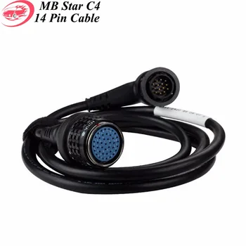 Car Cable 14 Pin Testing Cable for MB Star C4 Star Diagnostic Tool 14Pin Cable Work for SD Connect C4 Only
Car Cable 14 Pin Testing Cable for MB Star C4 Star Diagnostic Tool 14Pin Cable Work for SD Connect C4 Only