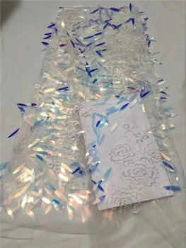 Free shipping 2018 Latest african lace fabric high quality french tulle lace fabric new arrival blue white sequins lace fabric
Free shipping 2018 Latest african lace fabric high quality french tulle lace fabric new arrival blue white sequins lace fabric