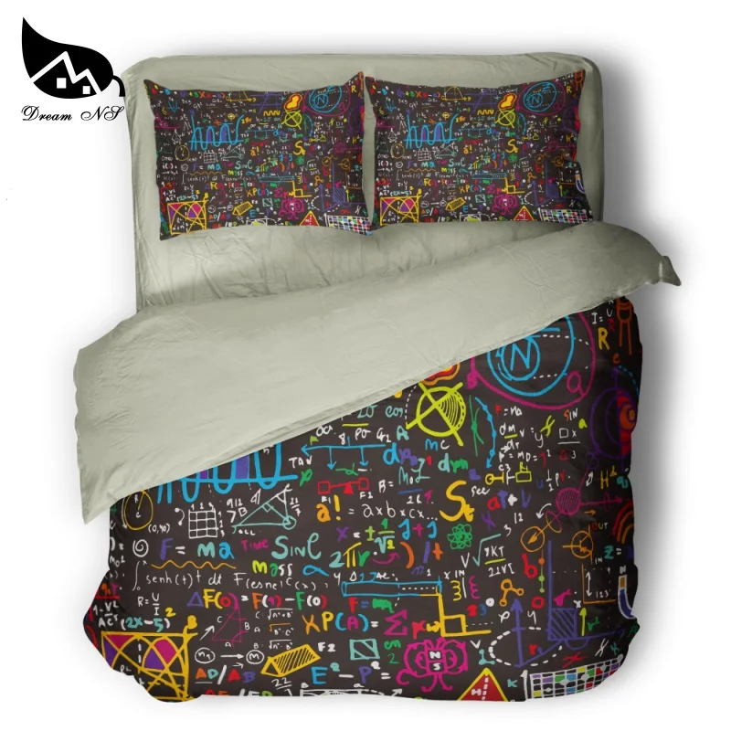 Dream NS School Style Era Classroom Notes Equation E=MC2 Duvet Set Black Bedclothes Pillowcase Customized Home Textiles
Dream NS School Style Era Classroom Notes Equation E=MC2 Duvet Set Black Bedclothes Pillowcase Customized Home Textiles