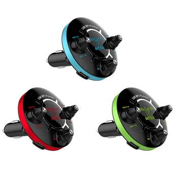 Bluetooth 4.0 Car Transmitter Wireless Audio Player for Dual-AUX Dual-USB Subwoofer Mp3 Player With Microphone Tf Card Slot Aux-
Bluetooth 4.0 Car Transmitter Wireless Audio Player for Dual-AUX Dual-USB Subwoofer Mp3 Player With Microphone Tf Card Slot Aux-