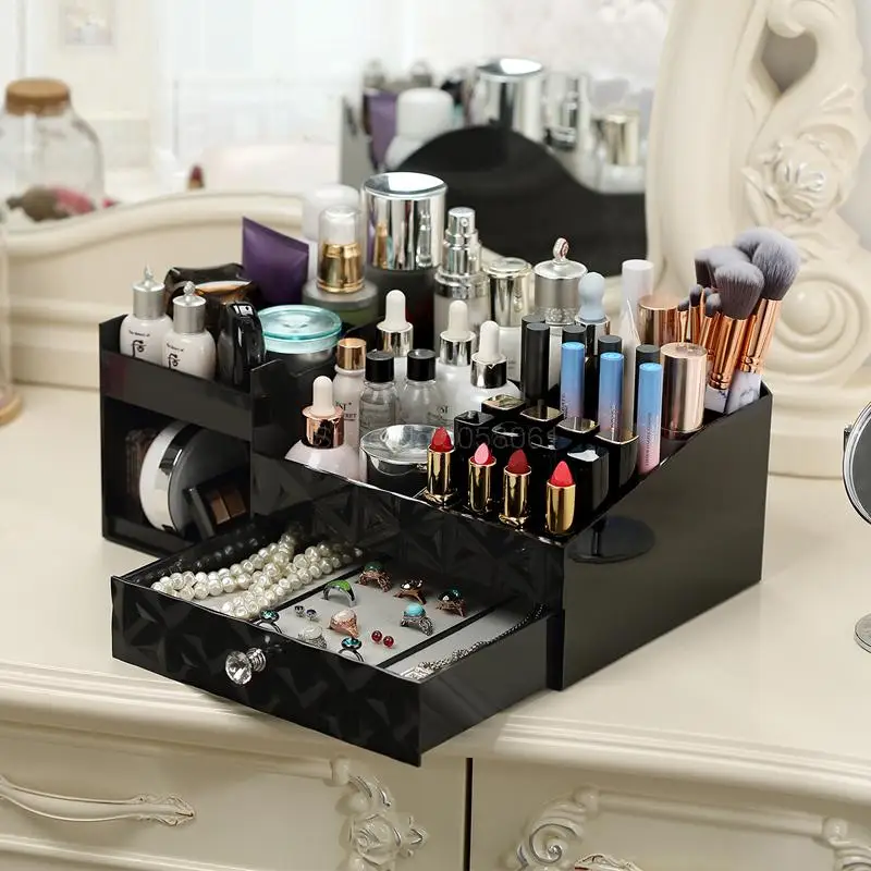 European Dressing Table Cosmetics Receipt Box Toilet Cosmetics Care Jewelry Integrative Receipt Box Shelf
European Dressing Table Cosmetics Receipt Box Toilet Cosmetics Care Jewelry Integrative Receipt Box Shelf