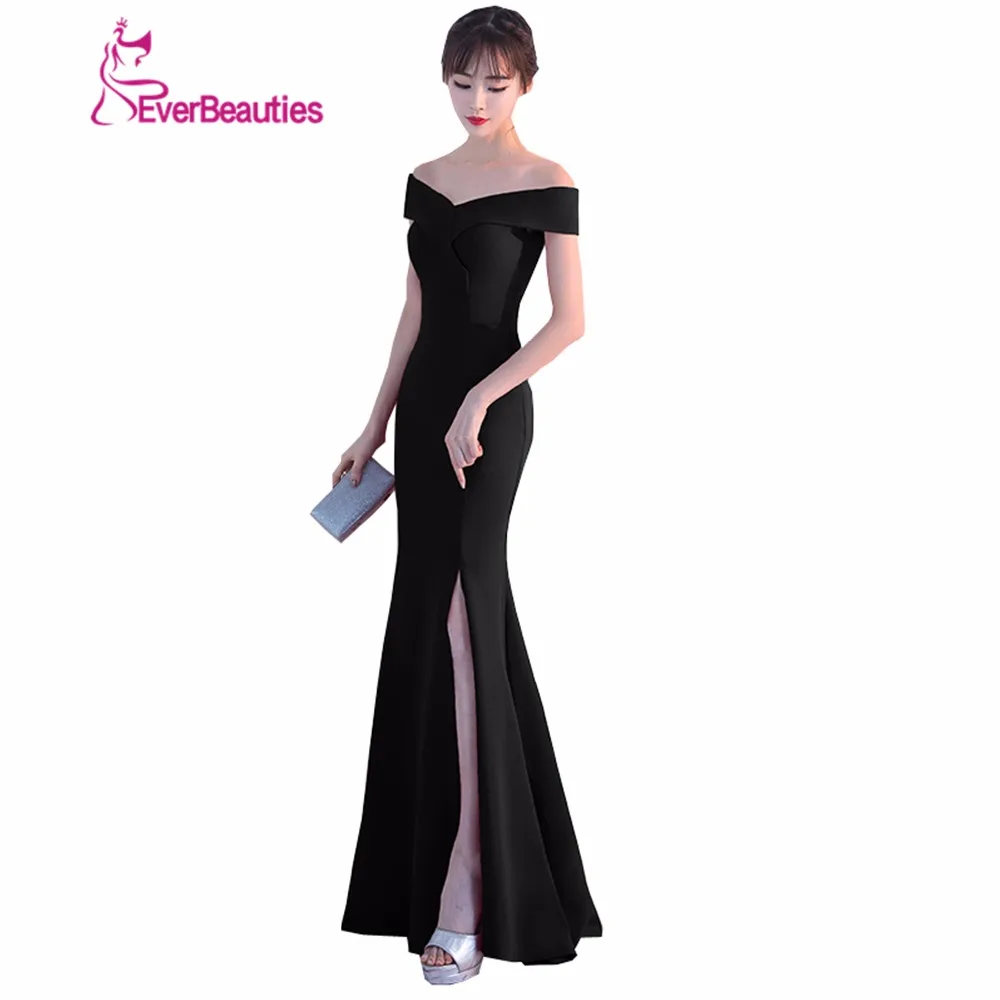 Robe De Soiree Mermaid Evening Dress Long 2019 Elegant Satin Prom Party Dresses off Shoulder Abendkleider Abiye Evening Gown
Robe De Soiree Mermaid Evening Dress Long 2019 Elegant Satin Prom Party Dresses off Shoulder Abendkleider Abiye Evening Gown