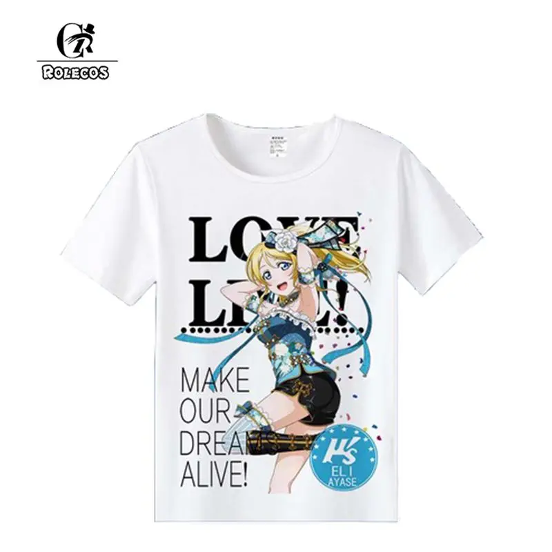 ROLECOS Japanese Anime Love Live Cosplay Costumes Aqours Member Ruby Chika Hanamaru Mari Riko You Cosplay Fashion White T Shirt
ROLECOS Japanese Anime Love Live Cosplay Costumes Aqours Member Ruby Chika Hanamaru Mari Riko You Cosplay Fashion White T Shirt