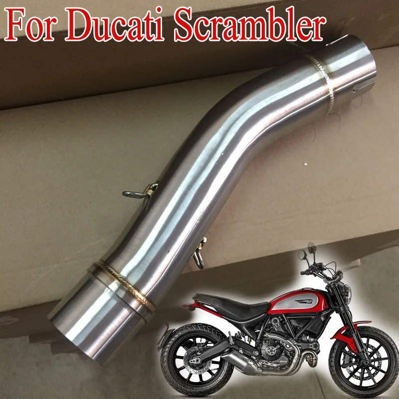 51mm Inlet Stainless Steel Motorcycle Exhaust Middle Link Connect Pipe Round Muffler Moto Escape For Ducati Scrambler
51mm Inlet Stainless Steel Motorcycle Exhaust Middle Link Connect Pipe Round Muffler Moto Escape For Ducati Scrambler