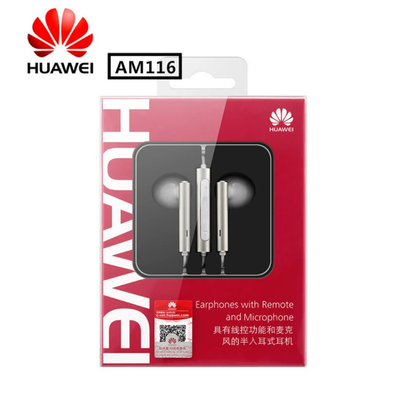 HUAWEI AM116 Metal in-ear Earphone headset With Mic Remote control For HUAWEI P Smart P7 P8 P9 lite mate 9 mate 10 lite Honor 10
HUAWEI AM116 Metal in-ear Earphone headset With Mic Remote control For HUAWEI P Smart P7 P8 P9 lite mate 9 mate 10 lite Honor 10