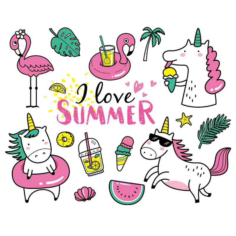 Set Of Iron-On Patches Summer Love Clothing Deco New Design Washable Heat Transfer Badges Diy Accessory Clothes Patches
Set Of Iron-On Patches Summer Love Clothing Deco New Design Washable Heat Transfer Badges Diy Accessory Clothes Patches