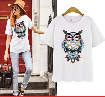 Large Size Ladies Summer the New 2017 Embroidery Jacket Female Cotton Short Sleeve T-shirt
Large Size Ladies Summer the New 2017 Embroidery Jacket Female Cotton Short Sleeve T-shirt