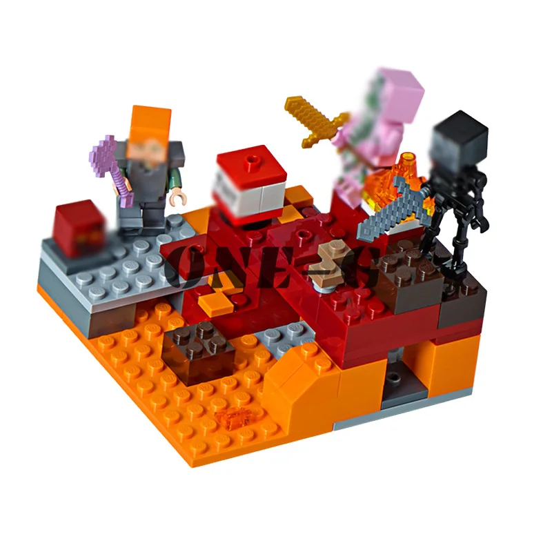 10808 The Nether Fight Compatible with Legoing Minecrafted Block Set Creative Building Toy 96Pcs
10808 The Nether Fight Compatible with Legoing Minecrafted Block Set Creative Building Toy 96Pcs