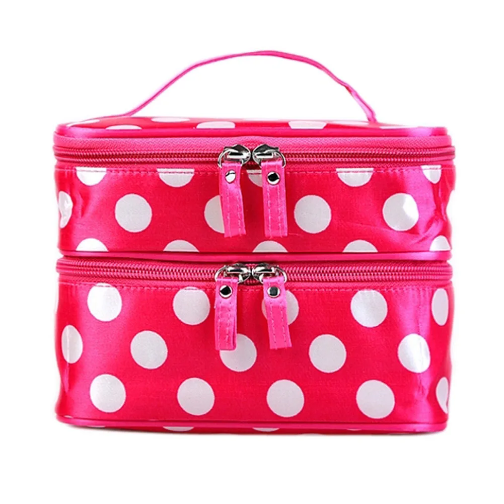 Portable Women Dot Large 2 Layers Make-up Cosmetic Set Beauty Case Toiletry Bag MSI-19
Portable Women Dot Large 2 Layers Make-up Cosmetic Set Beauty Case Toiletry Bag MSI-19