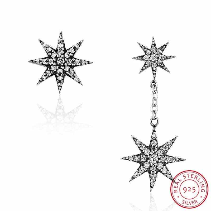 LJ&OMR Hot Fashion 100% 925 Sterling Silver Splendid Star Drop Earrings For Women Authentic Original Jewelry Lucky Gift
LJ&OMR Hot Fashion 100% 925 Sterling Silver Splendid Star Drop Earrings For Women Authentic Original Jewelry Lucky Gift