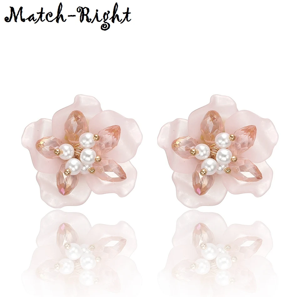 Match-Right Trendy Earrings for Women/Statement/Cute/Flower/Pearl/Crystal/Acrylic/Stud Earring Female oorbellen brincos SP489
Match-Right Trendy Earrings for Women/Statement/Cute/Flower/Pearl/Crystal/Acrylic/Stud Earring Female oorbellen brincos SP489