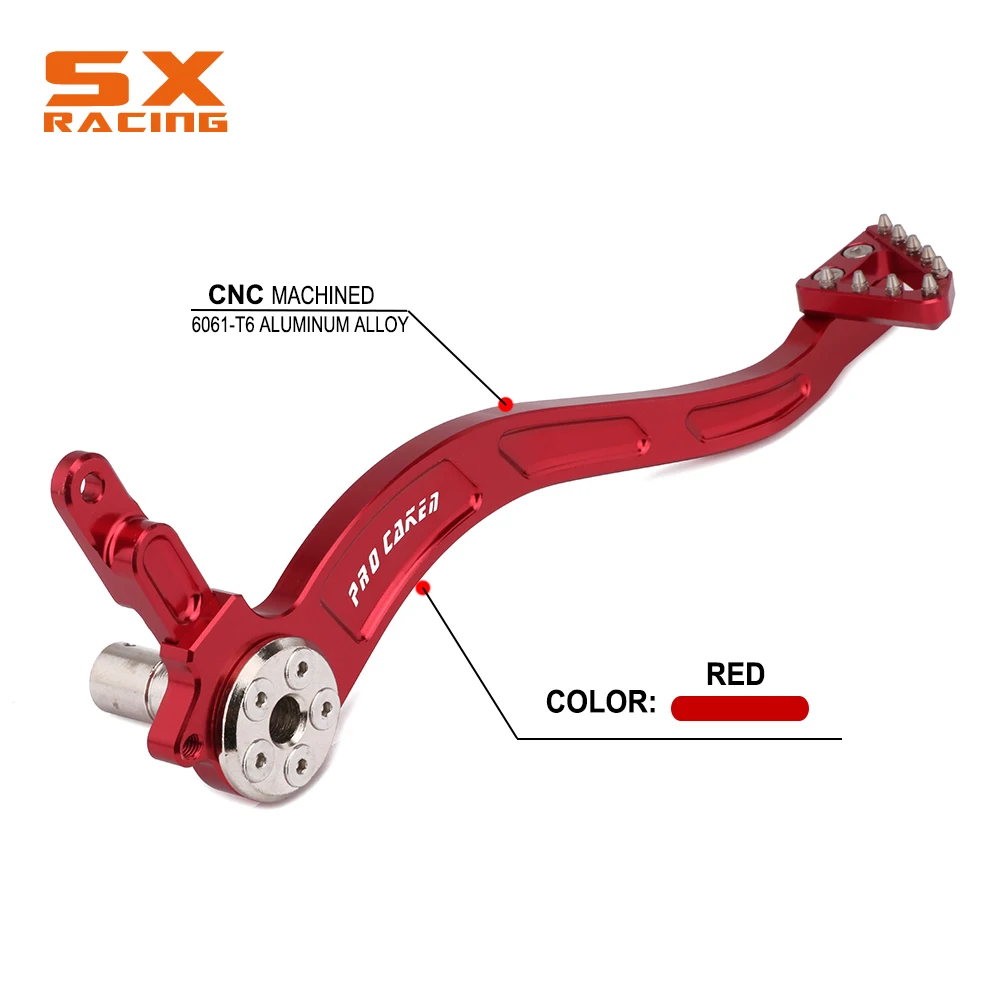 Motorcycle Red Aluminum Rear Foot Brake Lever Pedal For HONDA CRF150F CRF230F CRF 150F 230F 2003-2009 2012-2017 Dirt Bike
Motorcycle Red Aluminum Rear Foot Brake Lever Pedal For HONDA CRF150F CRF230F CRF 150F 230F 2003-2009 2012-2017 Dirt Bike