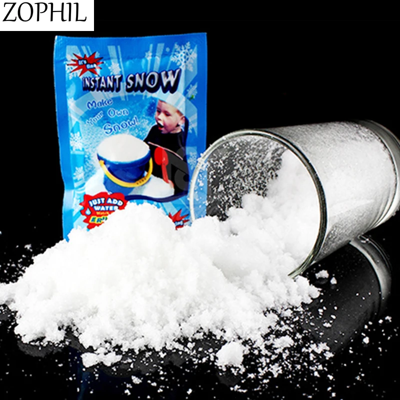 ZOPHIL 4packs Instant Snow Artificial Snowflakes Fake Magic Snow Party Decorations Merry Christmas 2018 Wedding Xmas Prop Natale
ZOPHIL 4packs Instant Snow Artificial Snowflakes Fake Magic Snow Party Decorations Merry Christmas 2018 Wedding Xmas Prop Natale