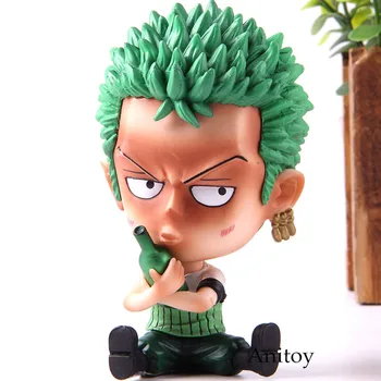 Anime One Piece Roronoa Zoro Action Figure Holding Bottle Ver. Q Version PVC Collection Model Toy BWFC 10cm
Anime One Piece Roronoa Zoro Action Figure Holding Bottle Ver. Q Version PVC Collection Model Toy BWFC 10cm