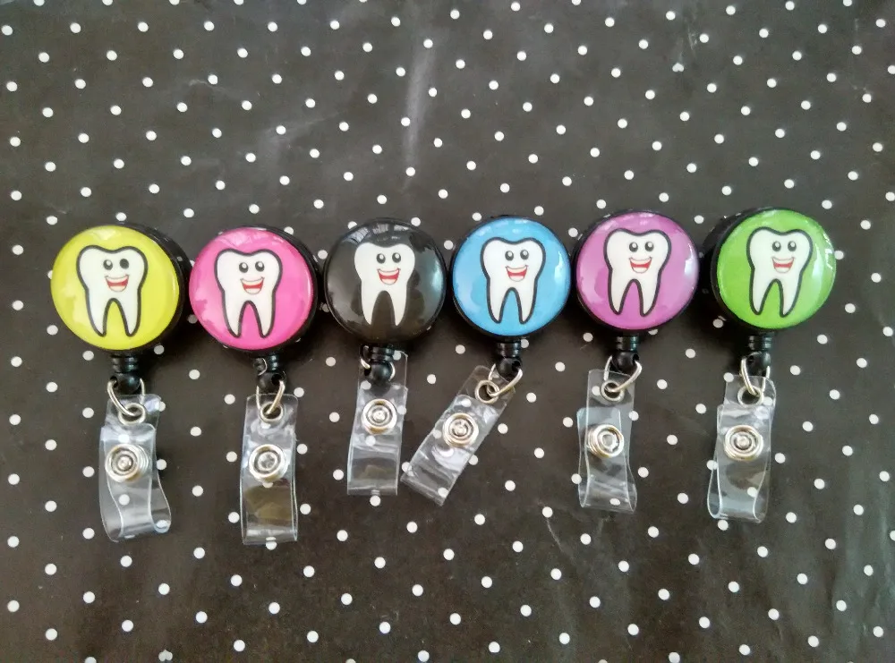 Dental Hygienist/ Dental Assistant Badge Reel/ Retractable Badge Reel/ ID Badge Holder with swviel clip
Dental Hygienist/ Dental Assistant Badge Reel/ Retractable Badge Reel/ ID Badge Holder with swviel clip