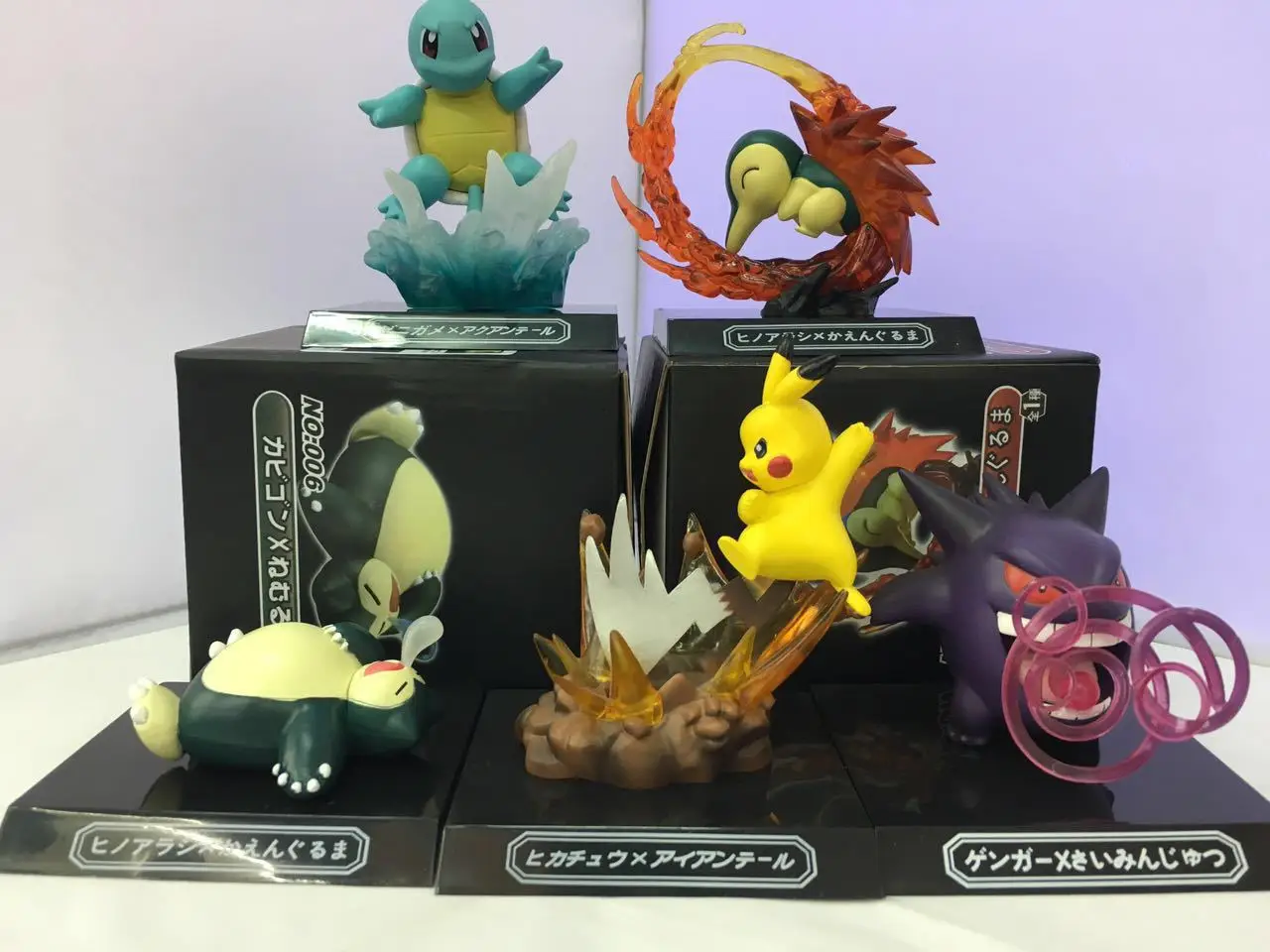 Anime Cartoon Pikachu Articuno Gengar Charizard Mewtwo Lucario Squirtle Cyndaquil Snorlax PVC Figure Collectible Model Toy
Anime Cartoon Pikachu Articuno Gengar Charizard Mewtwo Lucario Squirtle Cyndaquil Snorlax PVC Figure Collectible Model Toy
