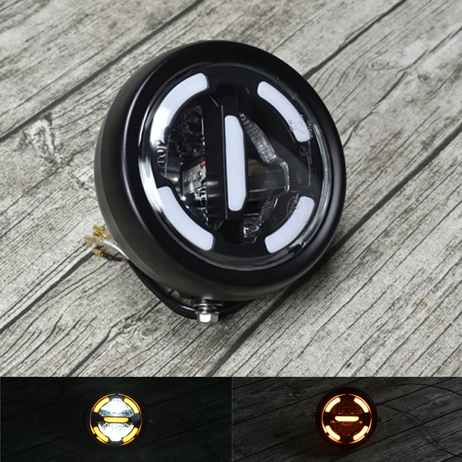 16.5cm Motorcycle Retro Headlight Yellow signal Light Lower Beam Refit Vintage Motorcycle Front Light
16.5cm Motorcycle Retro Headlight Yellow signal Light Lower Beam Refit Vintage Motorcycle Front Light