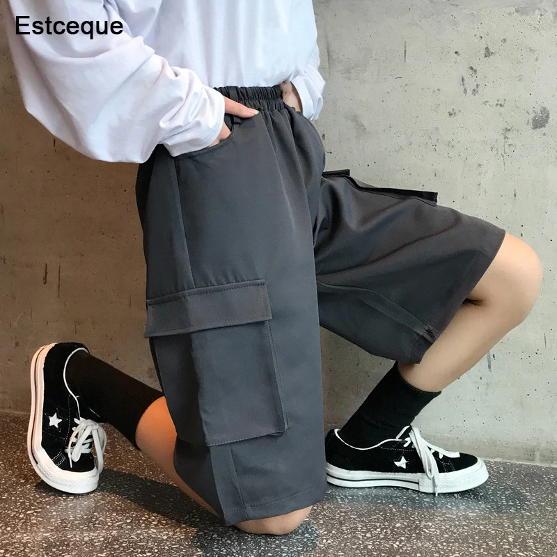Women Military Style Cargo Shorts Elastic High Waist Short Pants 2018 Summer Elastic Waist Casual Straight Loose Style
Women Military Style Cargo Shorts Elastic High Waist Short Pants 2018 Summer Elastic Waist Casual Straight Loose Style