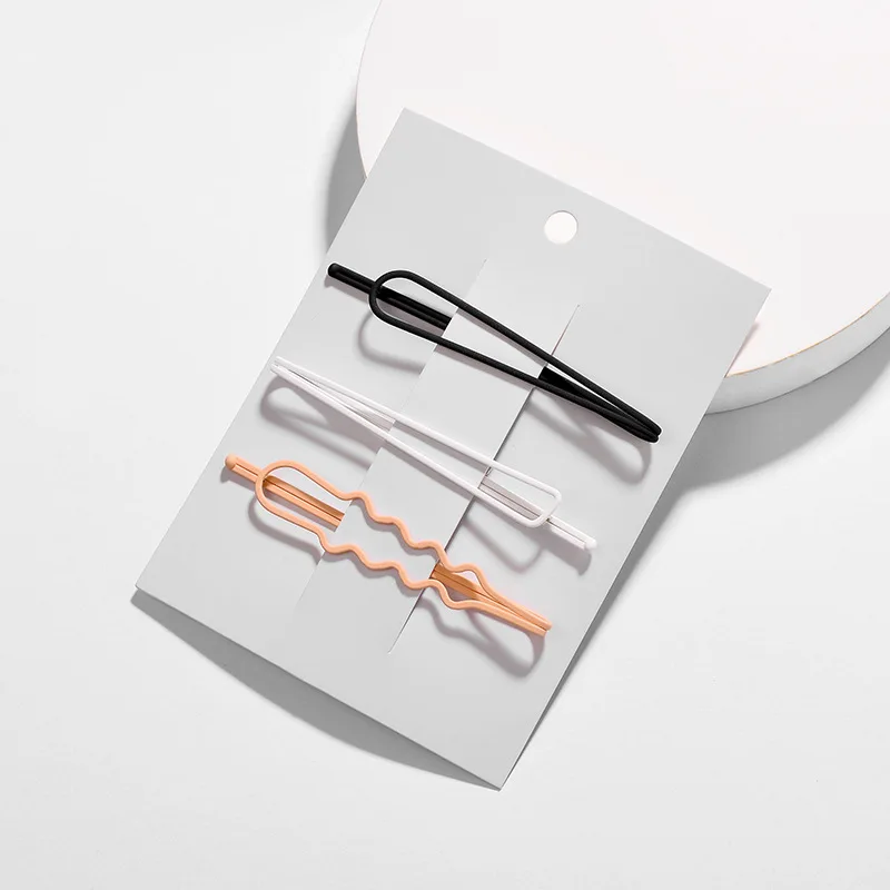 Ins Popular Fashion Women Hair Accessories Simple Metal Cute Shape Colorful Hair Clip Girls Hairpin 3pcs
Ins Popular Fashion Women Hair Accessories Simple Metal Cute Shape Colorful Hair Clip Girls Hairpin 3pcs
