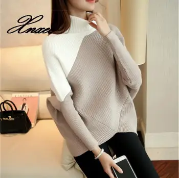 Female winter sweater loose turtleneck sweater 2020 irregular Korean female backing sweater coat thick
Female winter sweater loose turtleneck sweater 2020 irregular Korean female backing sweater coat thick
