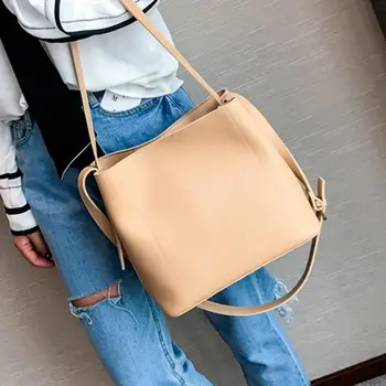 Fashion Women Solid Color Faux Leather Tote Handbags Shoulder Crossbody Bag
Fashion Women Solid Color Faux Leather Tote Handbags Shoulder Crossbody Bag