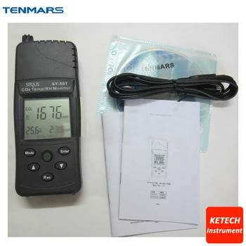 CO2 Humidity and Temperature HVAC Indoor Air Quality (IAQ) Monitor ST501
CO2 Humidity and Temperature HVAC Indoor Air Quality (IAQ) Monitor ST501