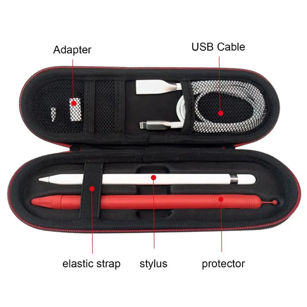 Besegad Portable Protective Carrying Storage EVA Hard Bag Case Sleeve Anti-shock Cover Pouch Holder for Apple Pencil Airpods
Besegad Portable Protective Carrying Storage EVA Hard Bag Case Sleeve Anti-shock Cover Pouch Holder for Apple Pencil Airpods