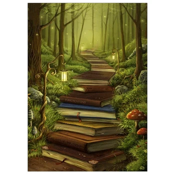 5D Diamond Painting Cross Stitch Diamond Embroidery "Book road" Full Round Rhinestones Home Decor Needle Craft&Art
5D Diamond Painting Cross Stitch Diamond Embroidery "Book road" Full Round Rhinestones Home Decor Needle Craft&Art