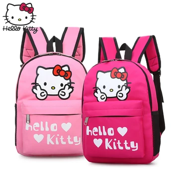 Hello Kitty Bag Children's Cartoon Cute Baby Backpack Kawaii Large KT Bags Waterproof Nylon Boy Girl Schoolbag Shoulder Plush
Hello Kitty Bag Children's Cartoon Cute Baby Backpack Kawaii Large KT Bags Waterproof Nylon Boy Girl Schoolbag Shoulder Plush