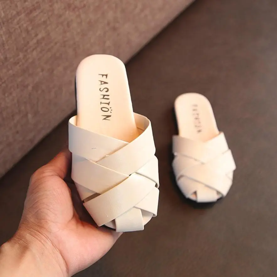 MUQGEW summer girls children close toe slippers for kids rubber sole leather princess sandals shoes #XTN
MUQGEW summer girls children close toe slippers for kids rubber sole leather princess sandals shoes #XTN